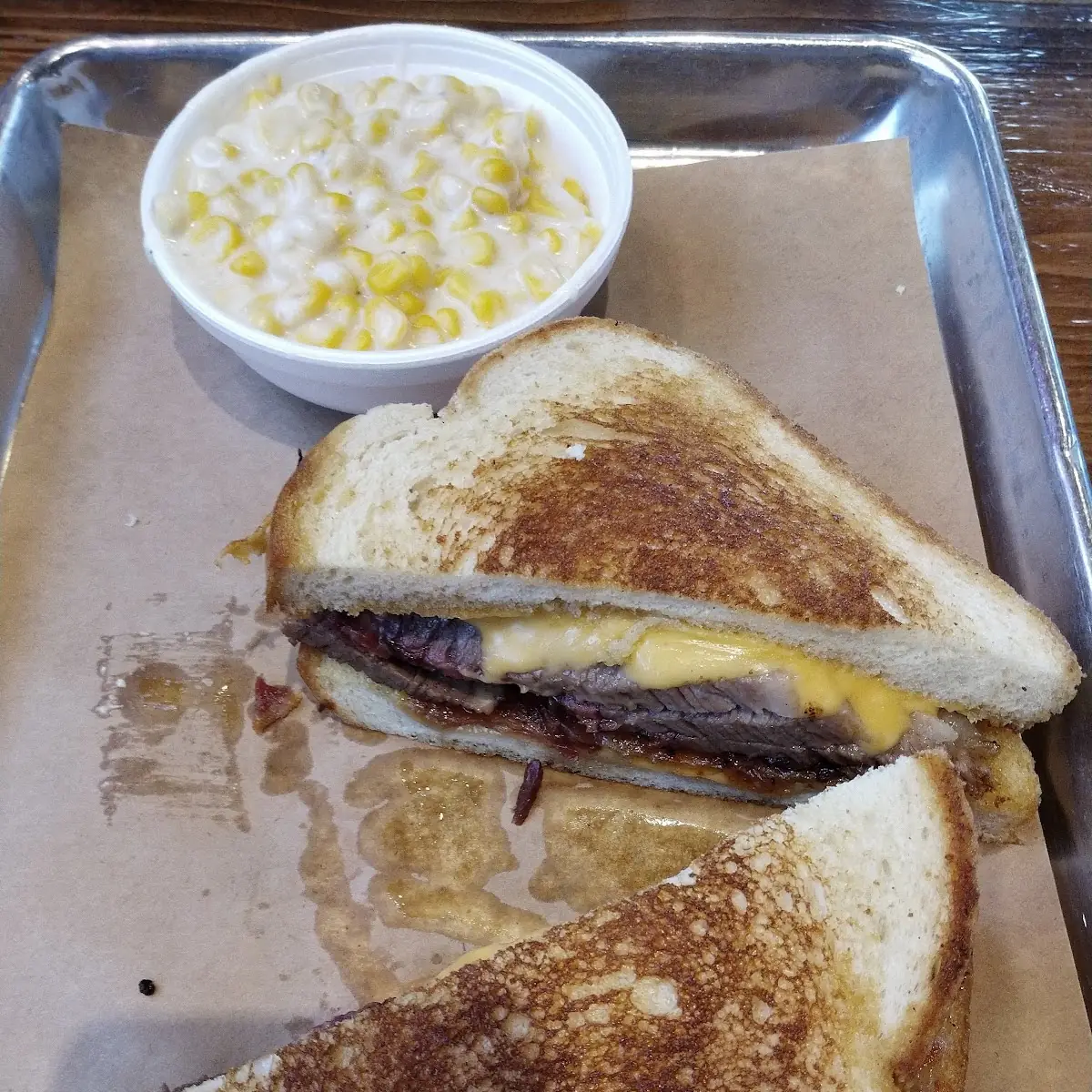 Brisket Bacon Grill Cheese Sandwich