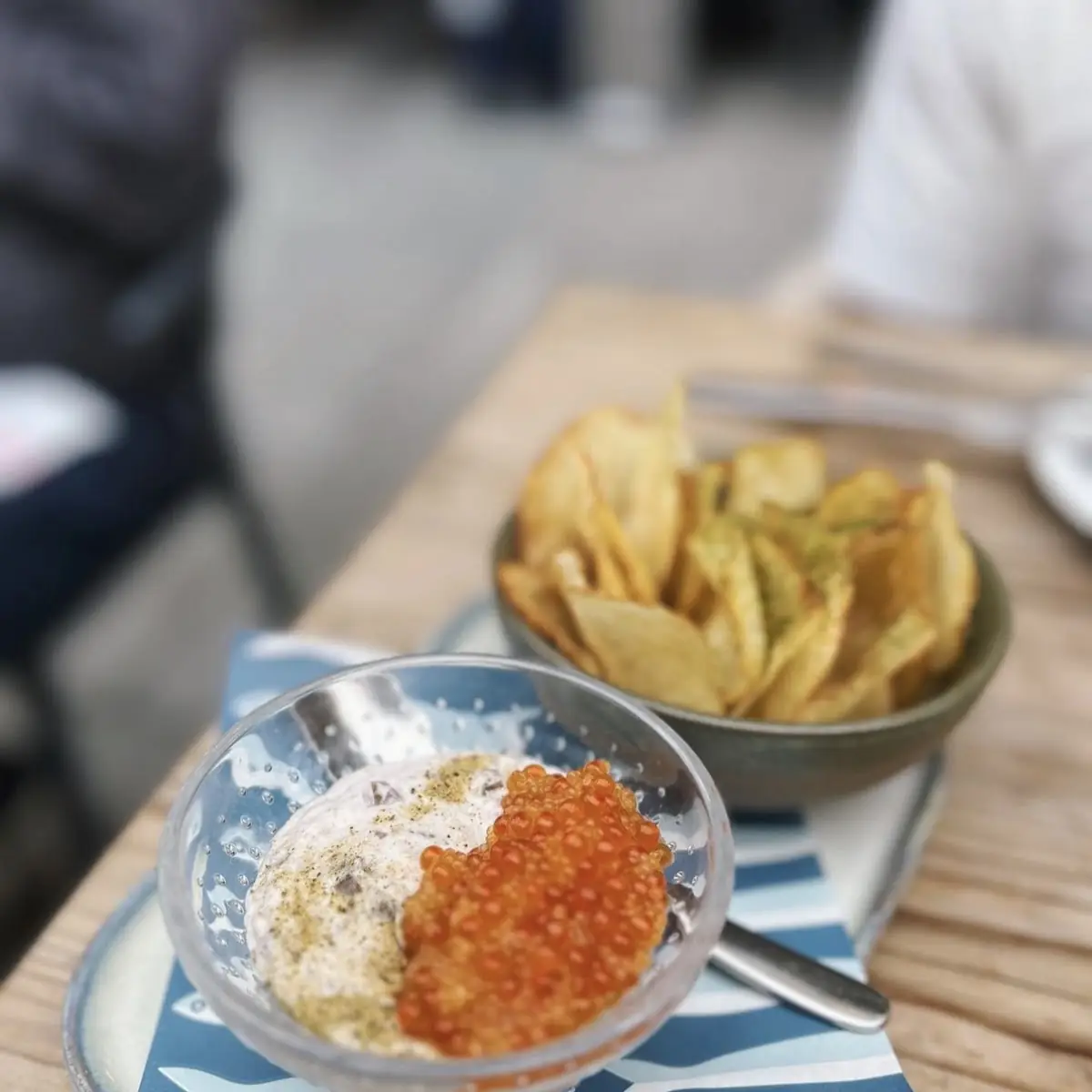 Smoked Trout Roe 'Chip & Dip