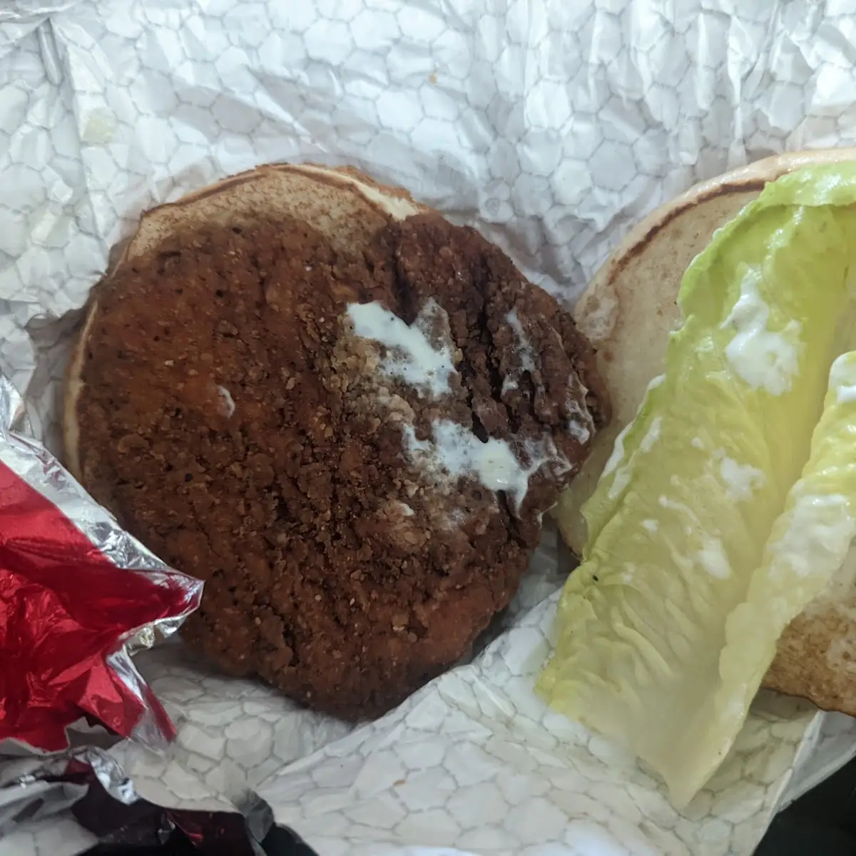 Old Burnt Chicken Sandwiches