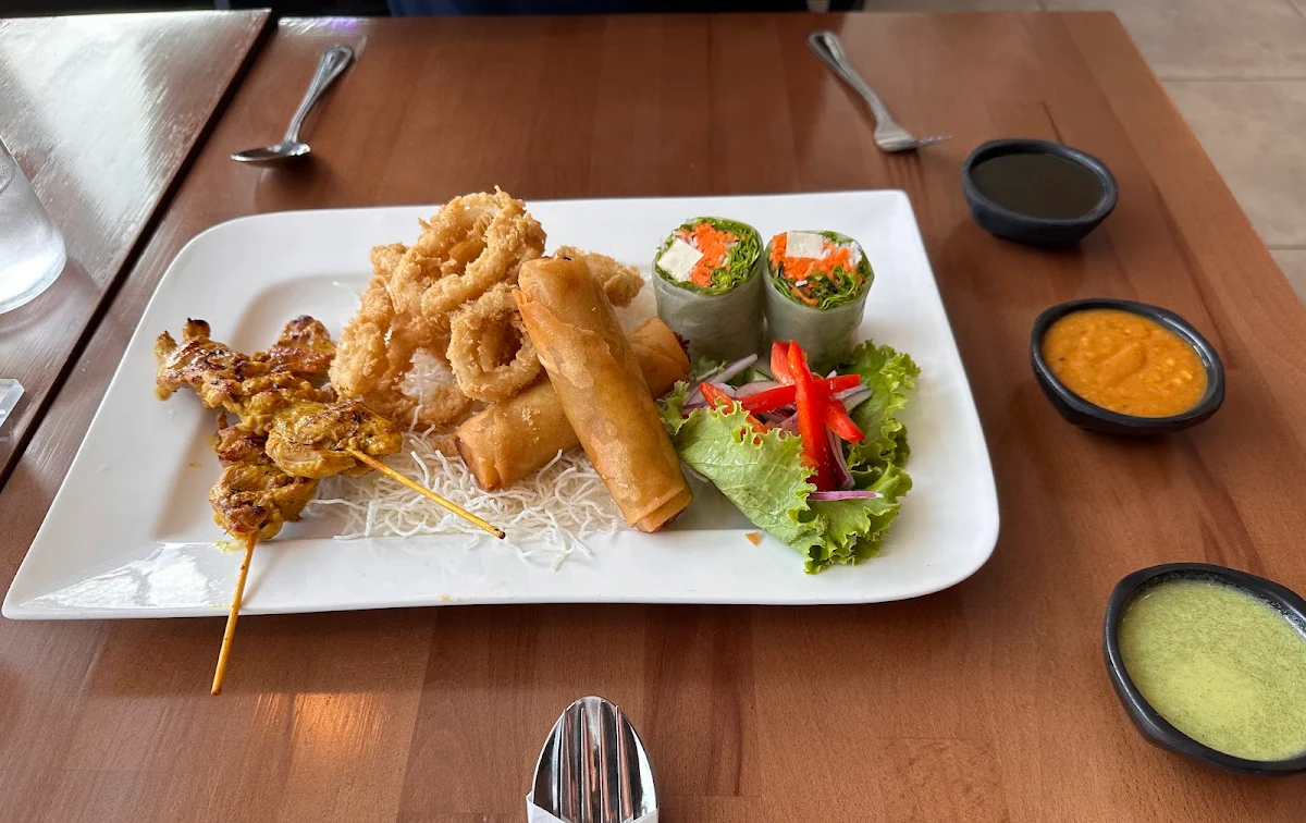 Appetizer Platter, MAKIN Thai Food