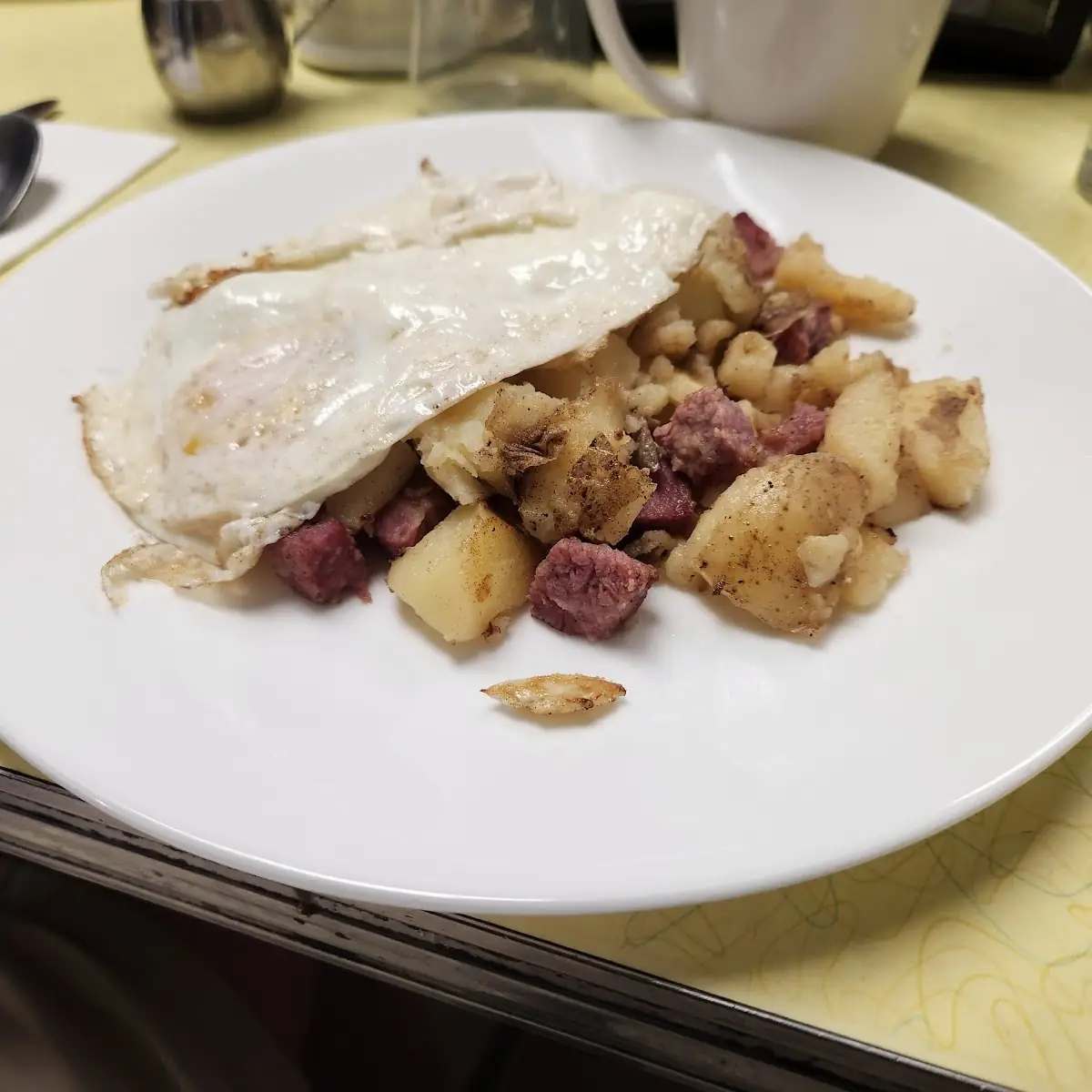 Corned Beef Hash with Eggs