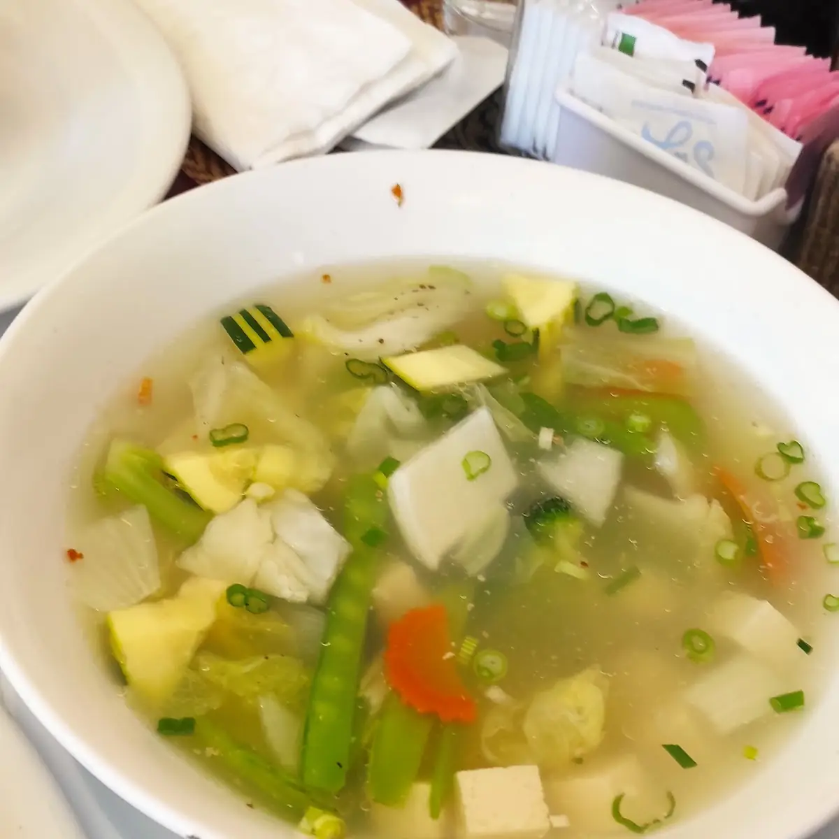 Tofu Vegetable Soup