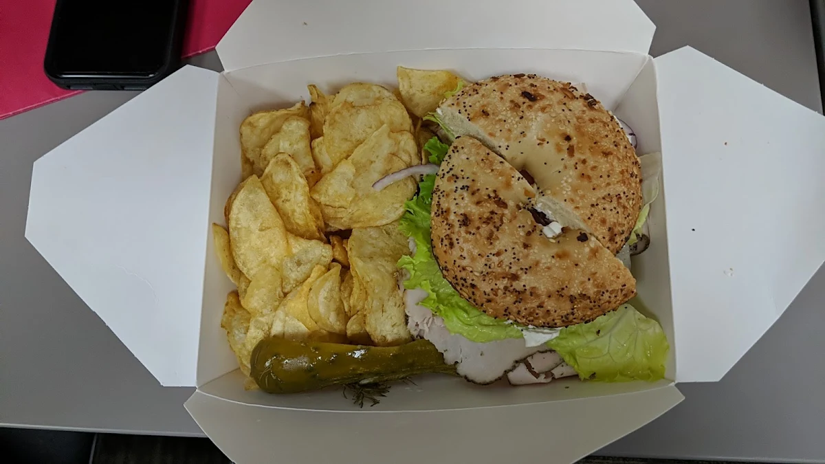 Smoked Turkey Bagel Sandwich