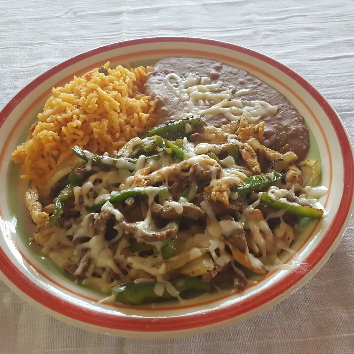 Rice and Refried Beans