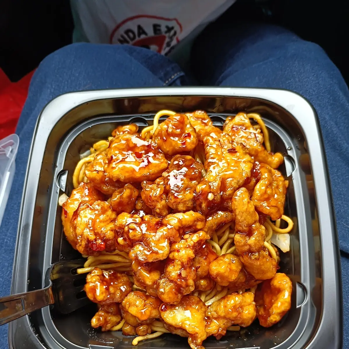 Orange Chicken Chow Mein