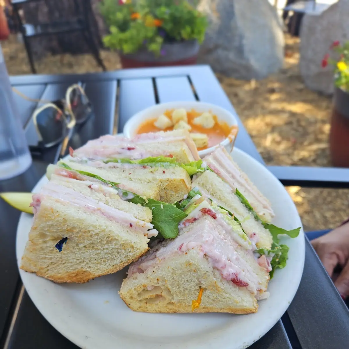 Triple-Stacked Turkey Club