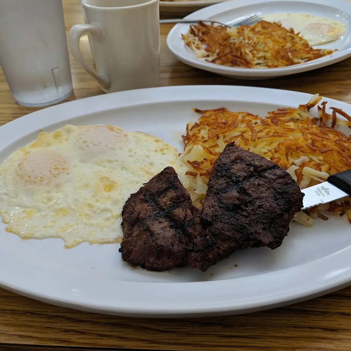 Flat Iron Steak & Eggs