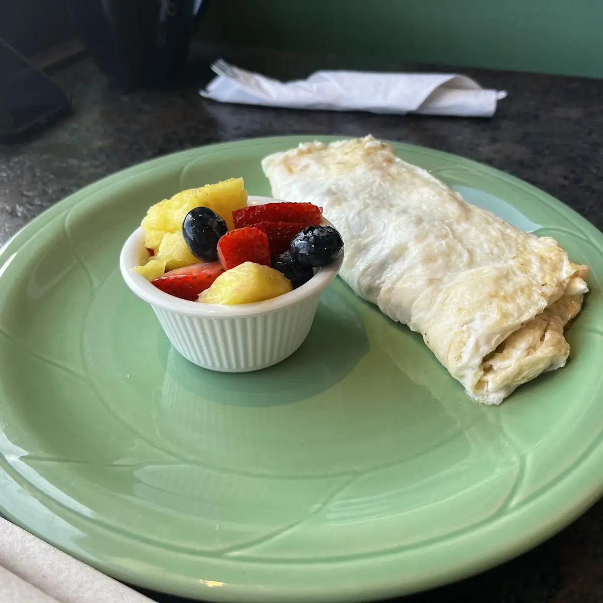 Fresh Fruit 'Scarpone Crepe