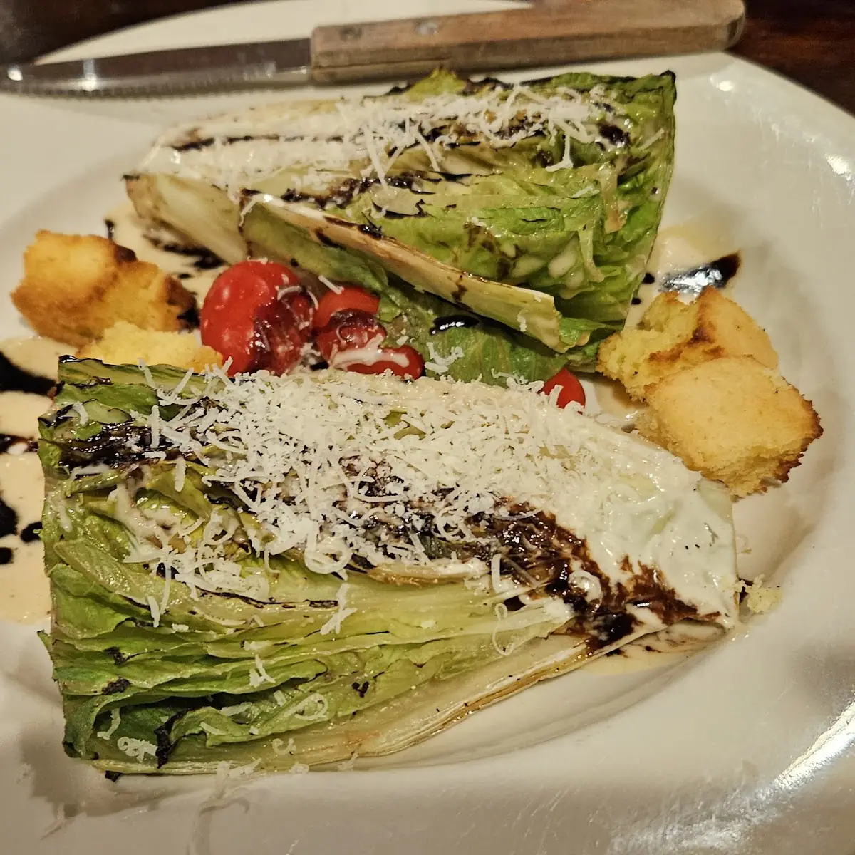 Grilled Romaine Salad