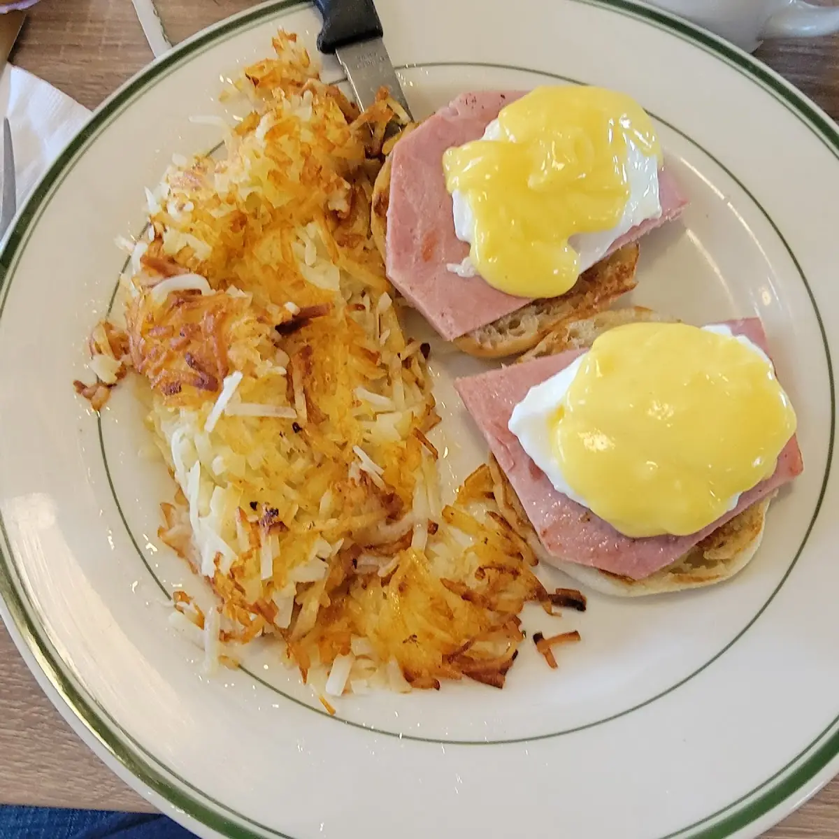 Ham Steak & Eggs