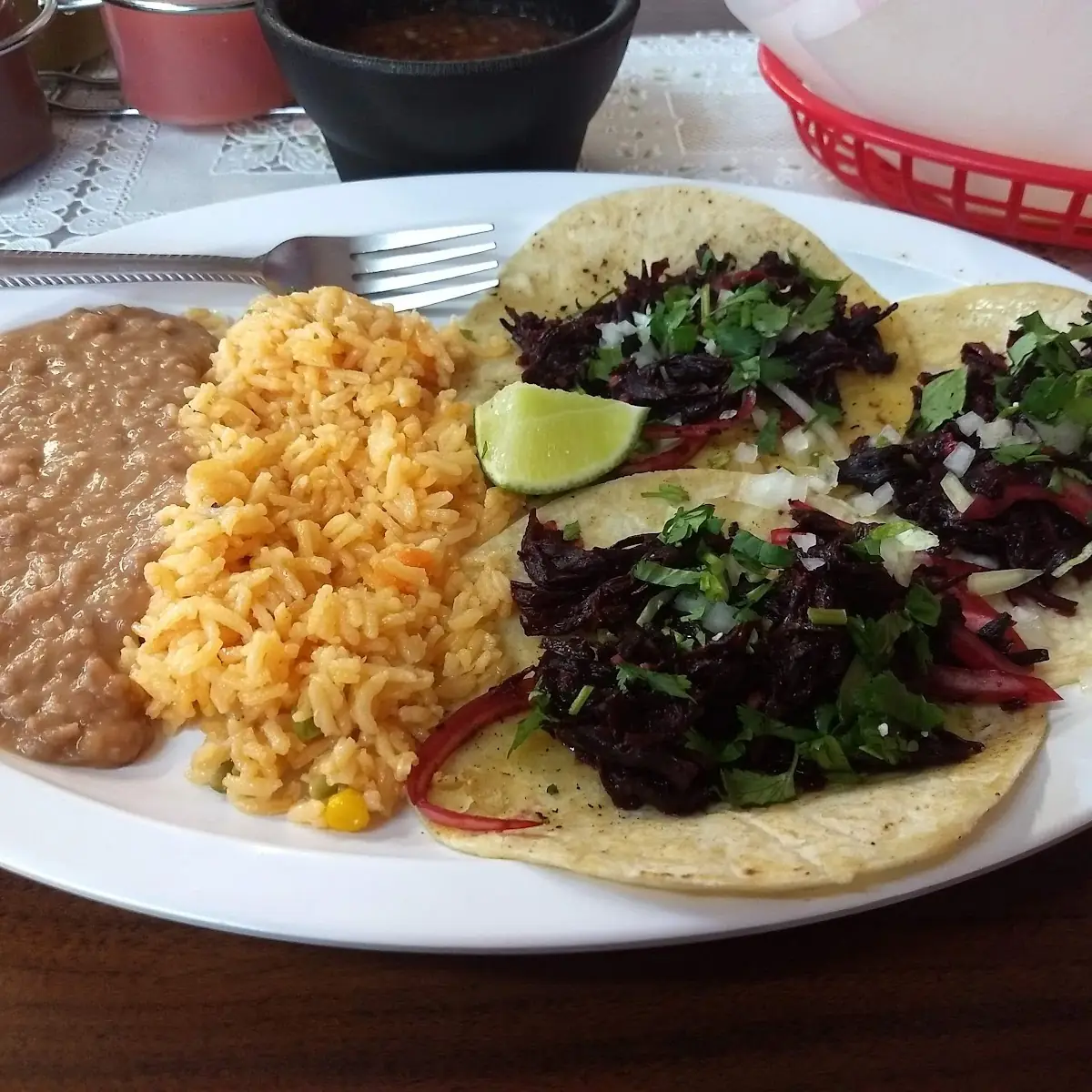 Tacos Rice & Beans