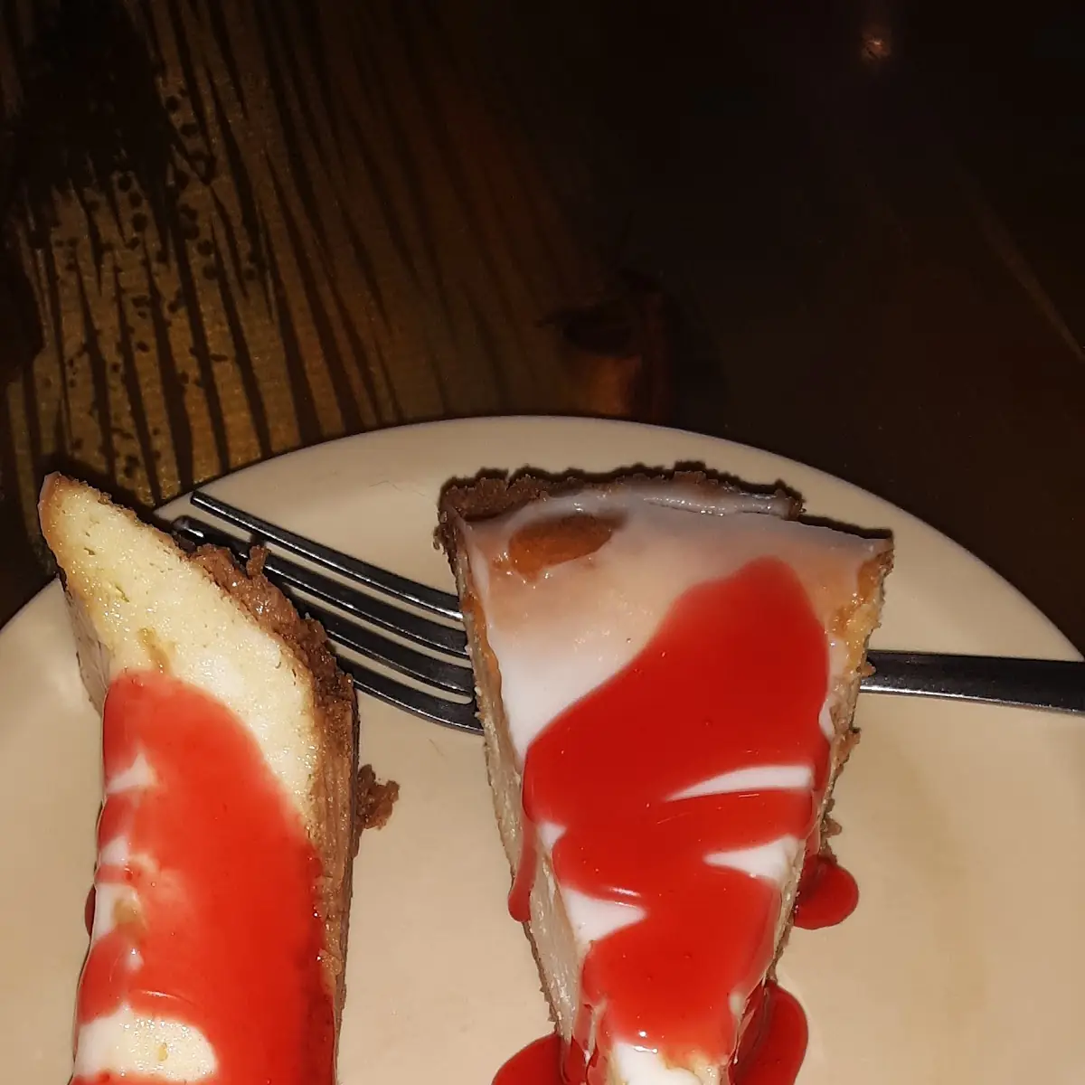 Cheese Cake with Strawberry Drix