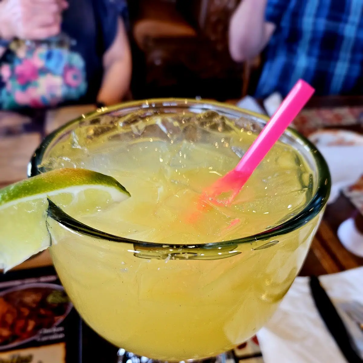 Frozen Margarita and Tortilla Chips