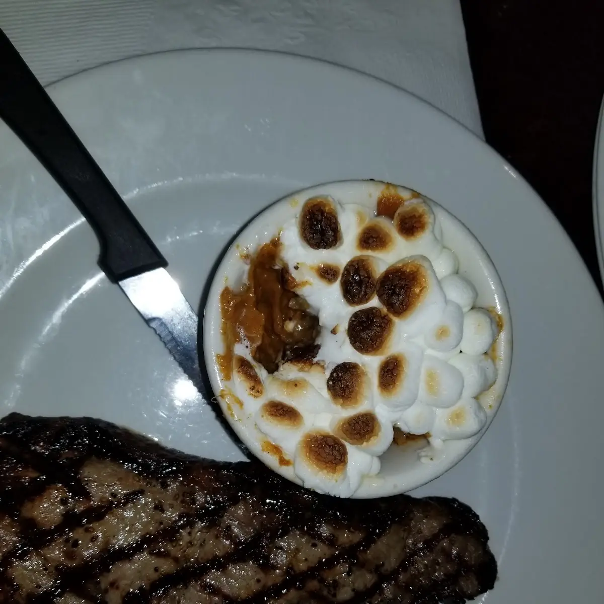 10oz New York Strip and Sweet Potatoes