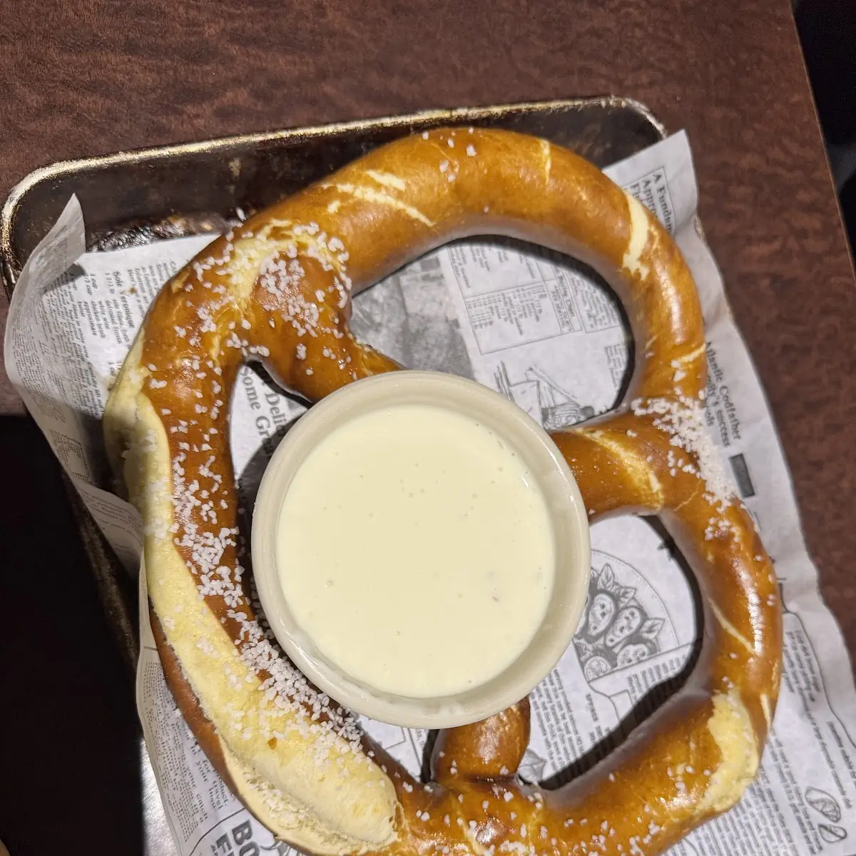 Giant Pretzel with Beer Cheese