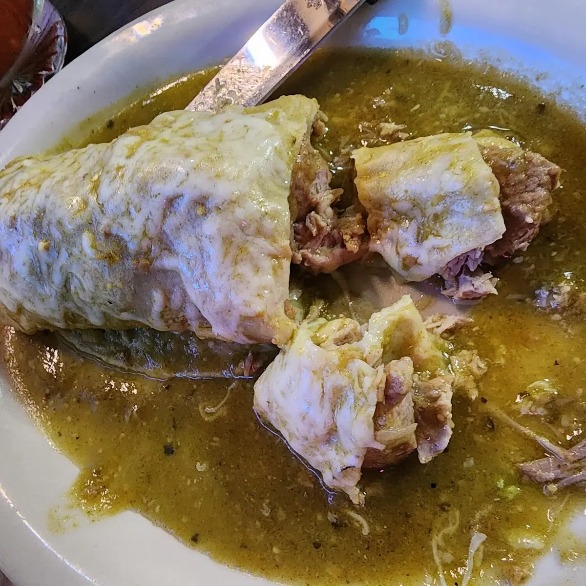 Chile Verde Burrito
