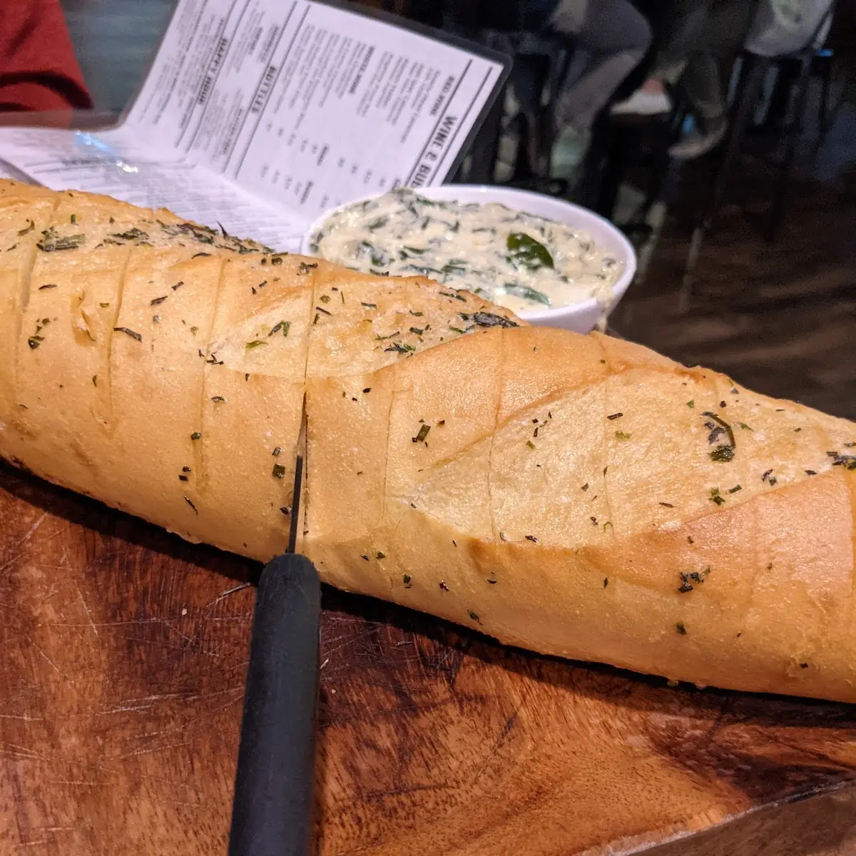 Tahoe Loaf with Spinach Artichoke Dip