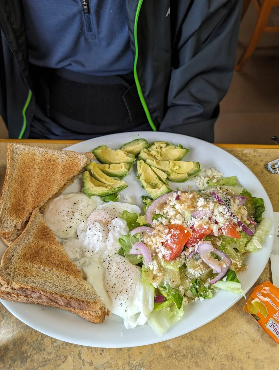 Breakfast Special 3 with Greek Salad Instead of Home Fries, Good Egg Dining