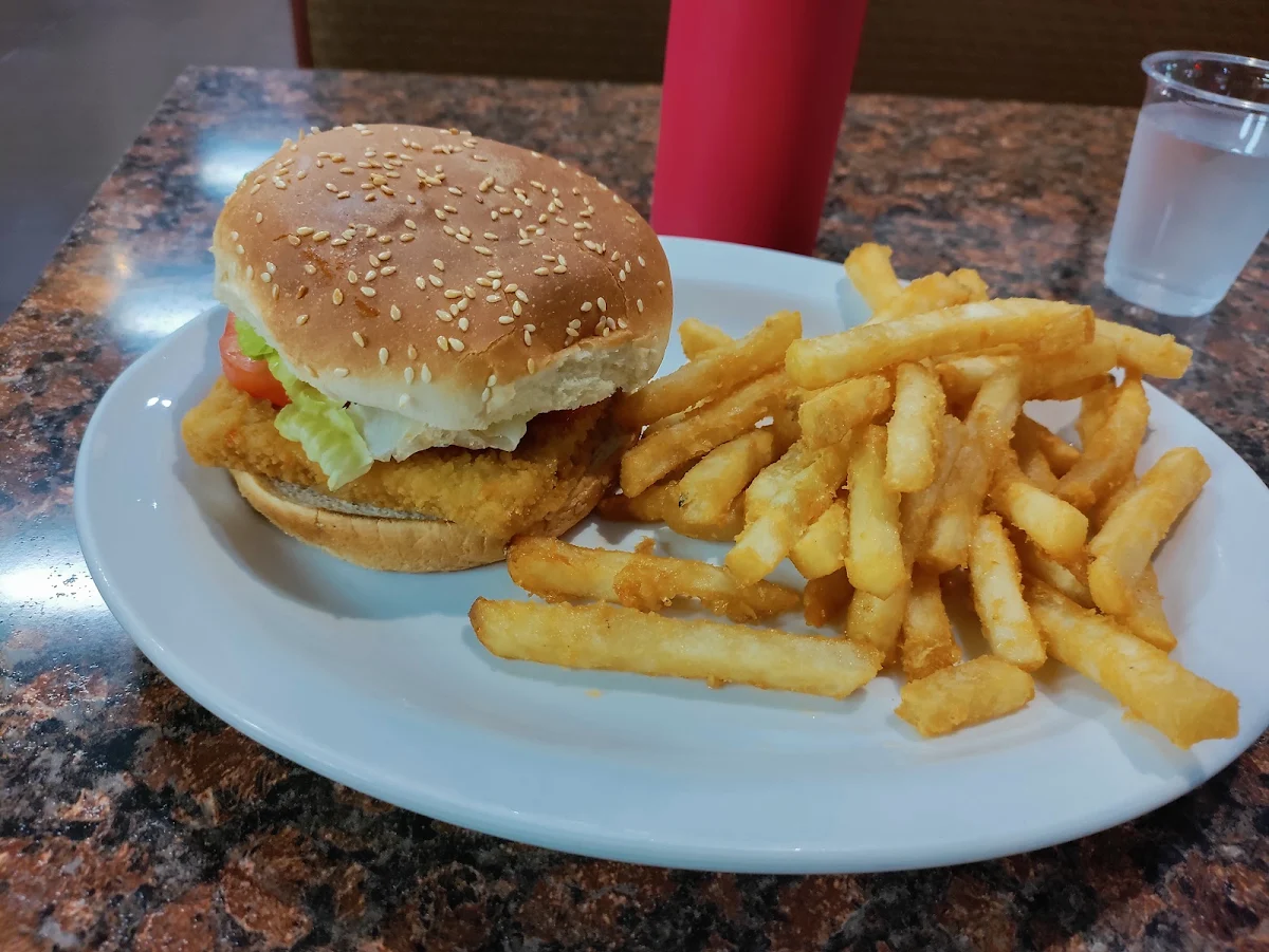 Fish Fillet Burger Combo, Good Egg Dining