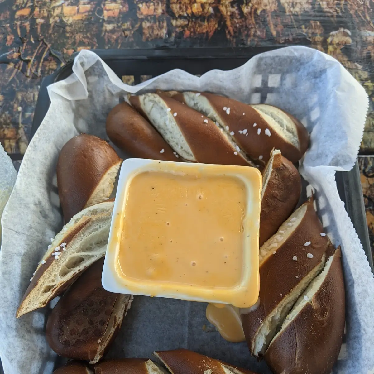 Pretzel Bites with Beer Cheese