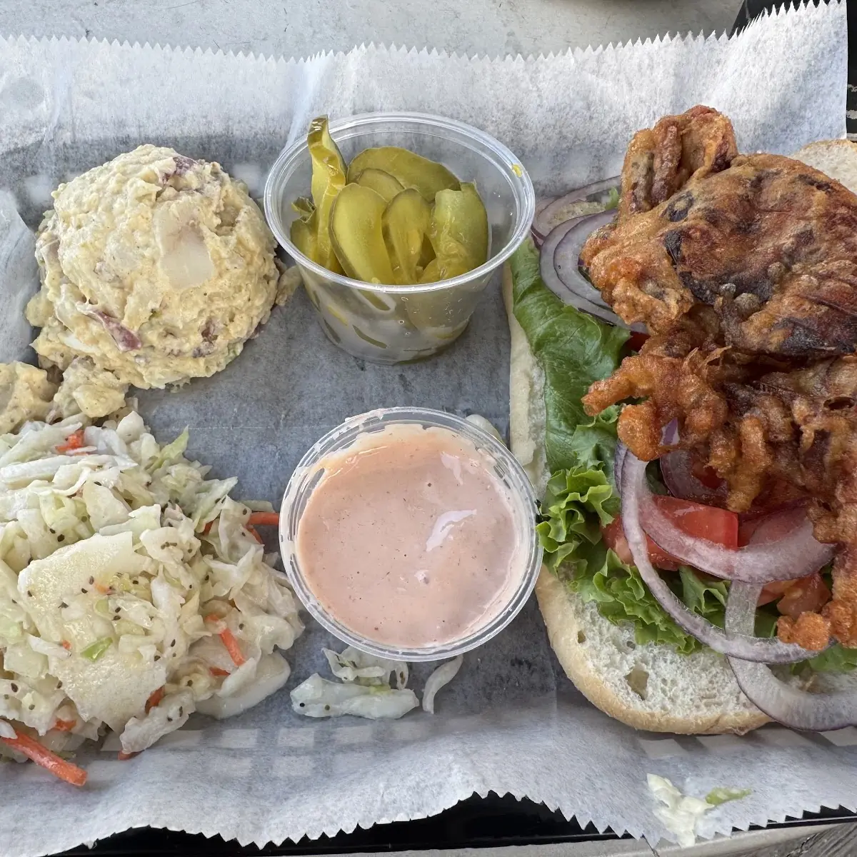 Soft Shell Crab Poboy