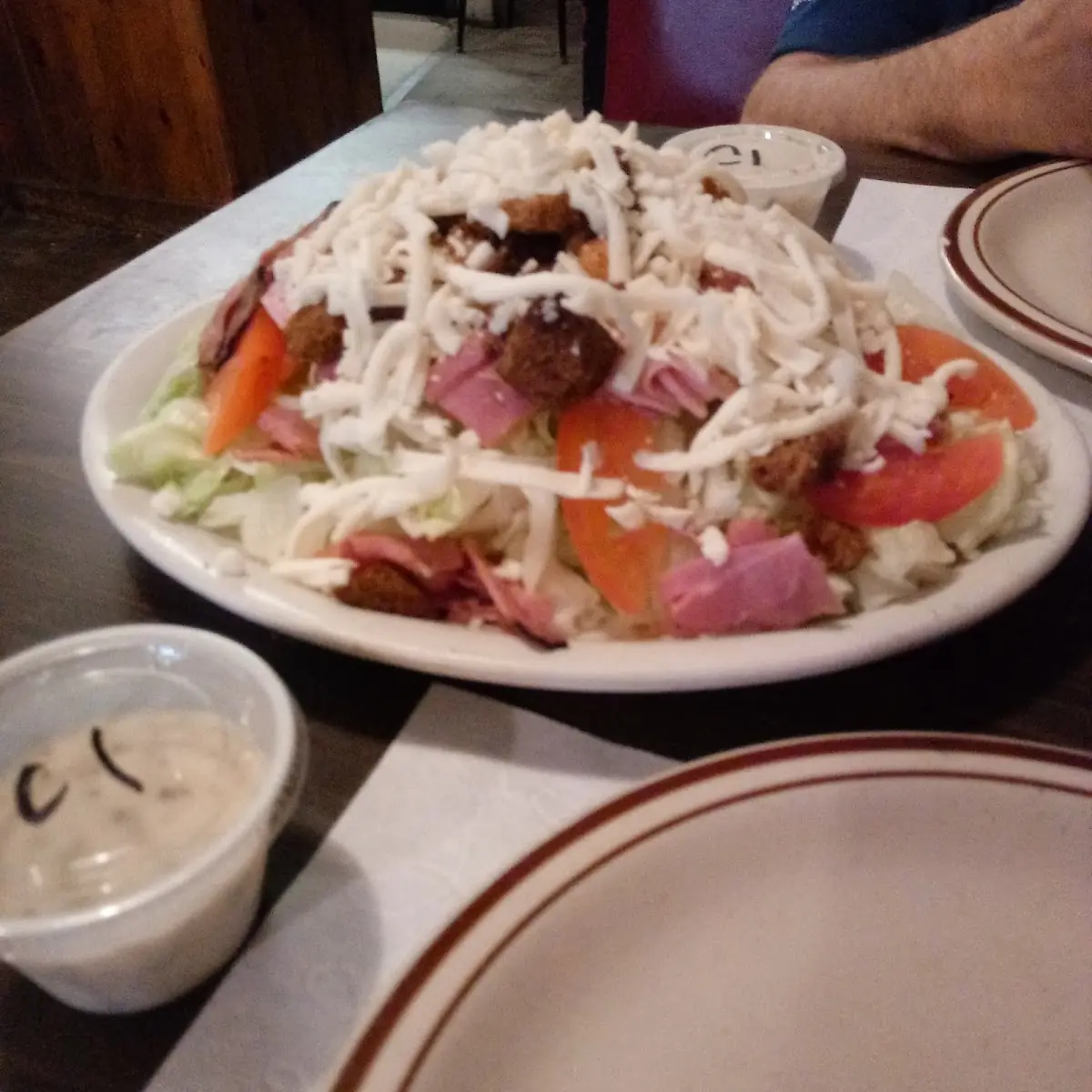 Large Chef with Creamy Italian Dressing