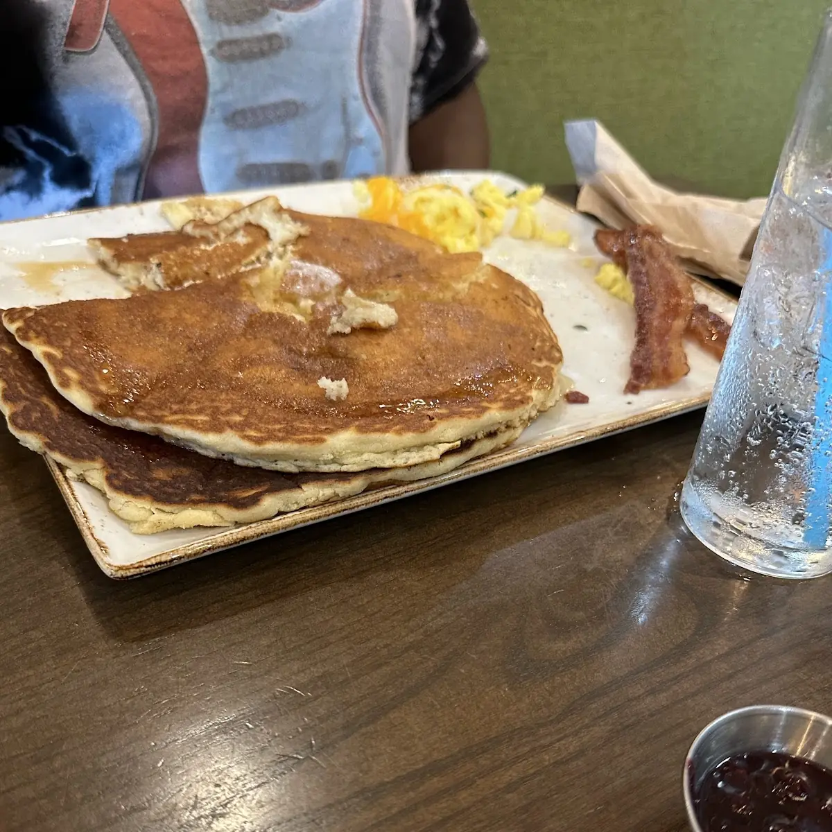 Cinnamon Chip Pancake Breakfast