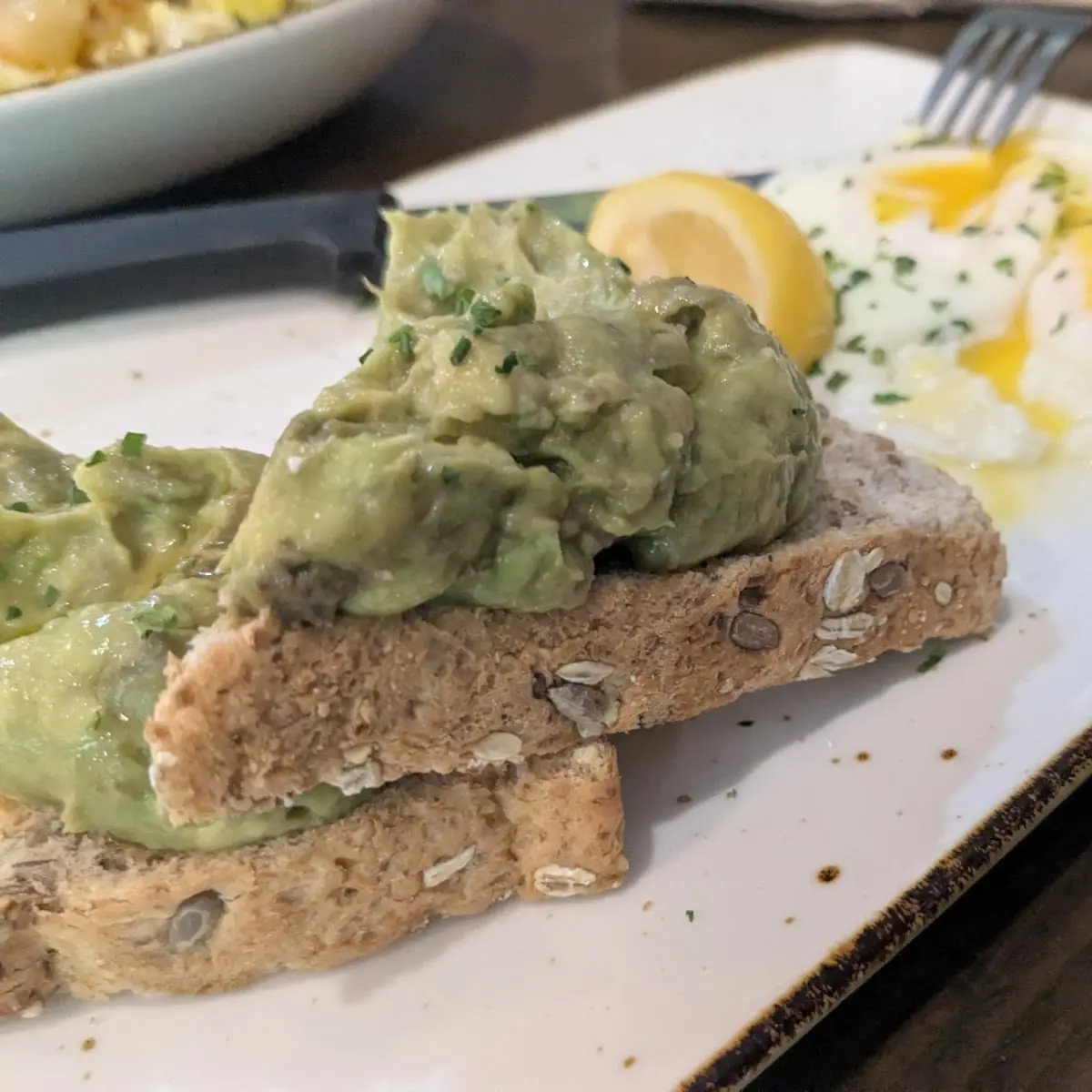 Scrambled Eggs with Avocado Toast