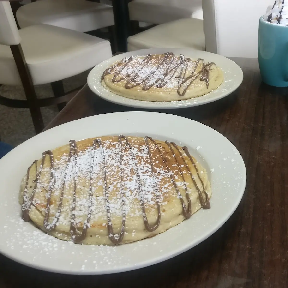 Pancakes Nutella Y Hazelnut Coffee