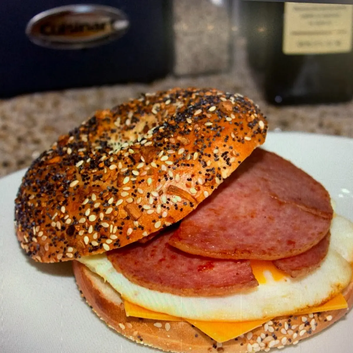 Pastrami Egg and Cheese