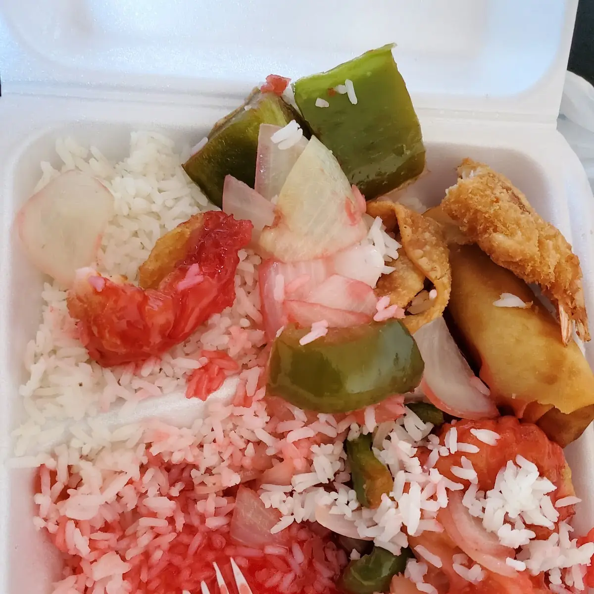 Orange Shrimp not Chicken & Rice