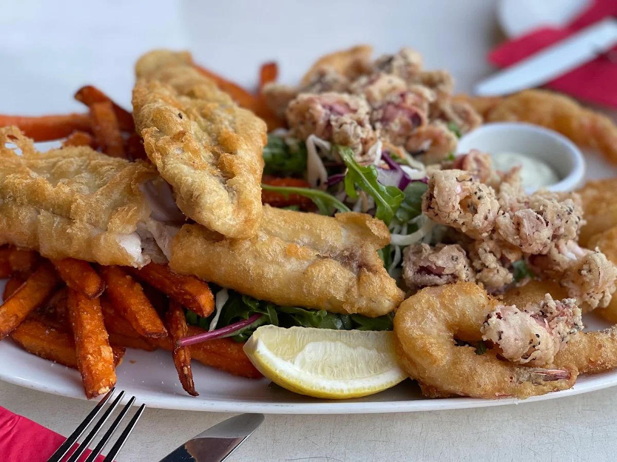 Fish and Chips, Tiamo Cafe
