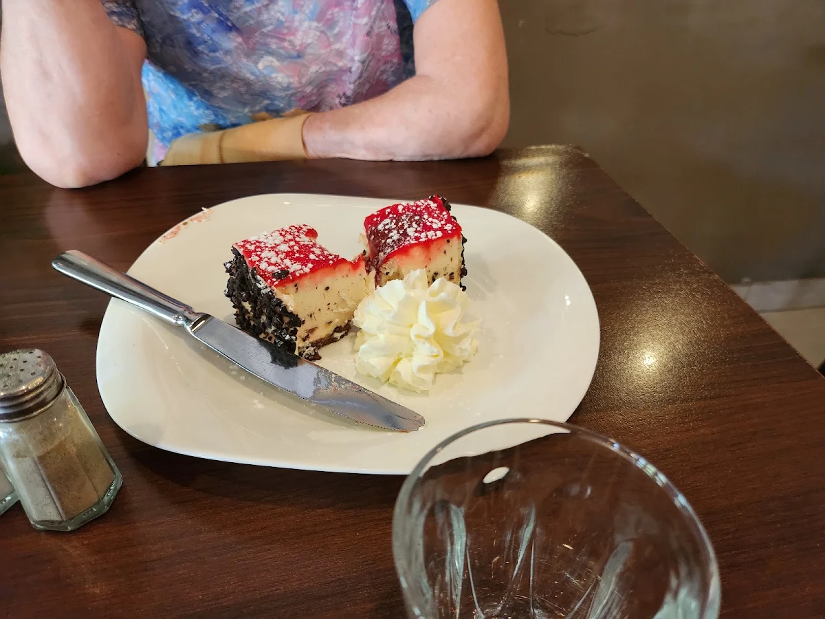 Strawberry Cheesecake Slice, Tiamo Cafe