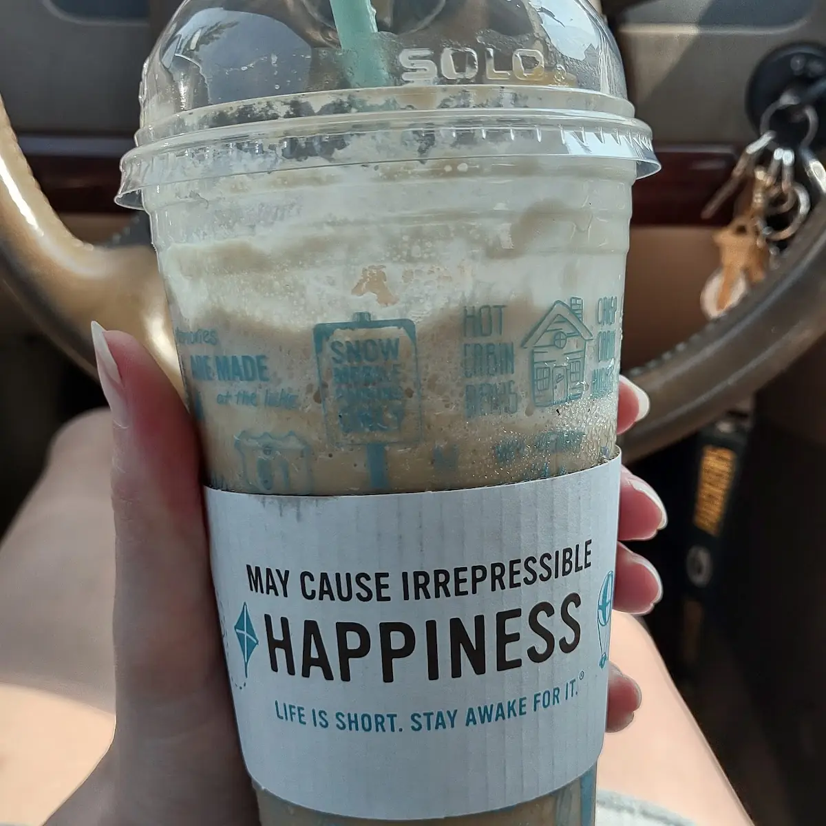 Caramel Caribou Cooler Blended Beverage