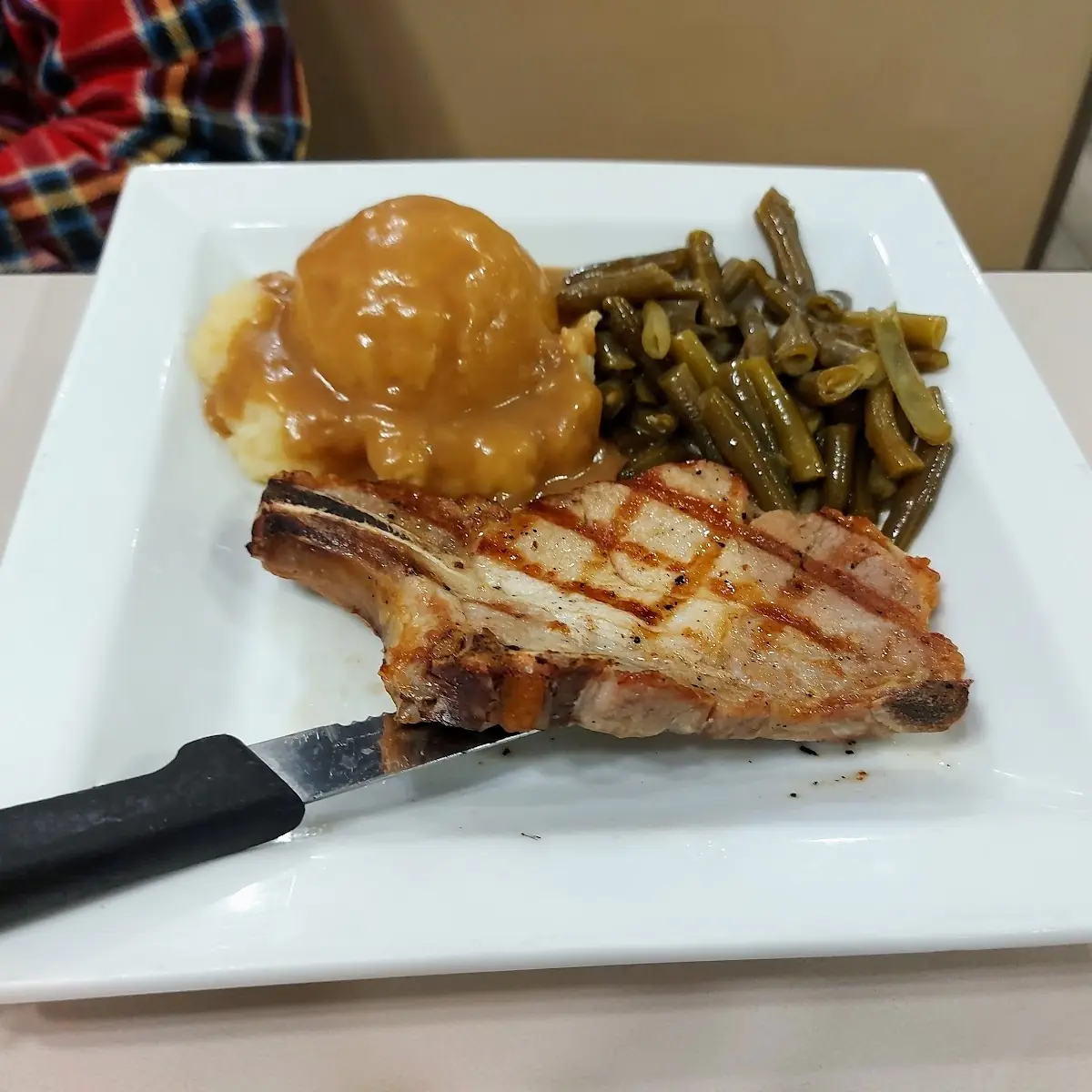 Senior Pork Chop Dinner w Mash