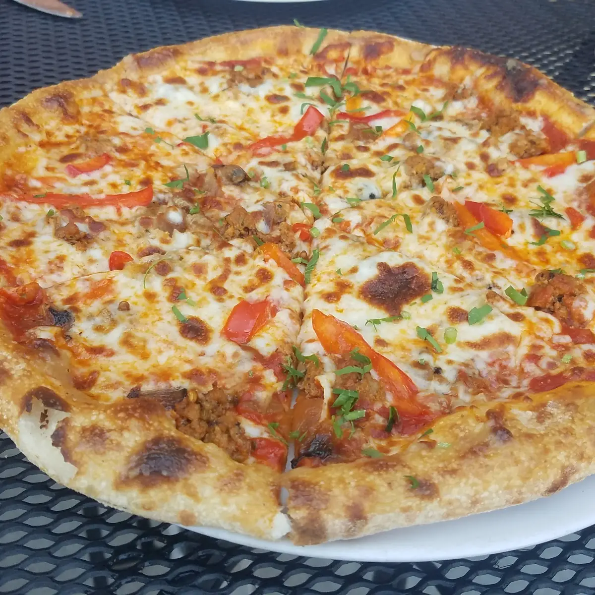 Momo Fennel Sausage Pizza
