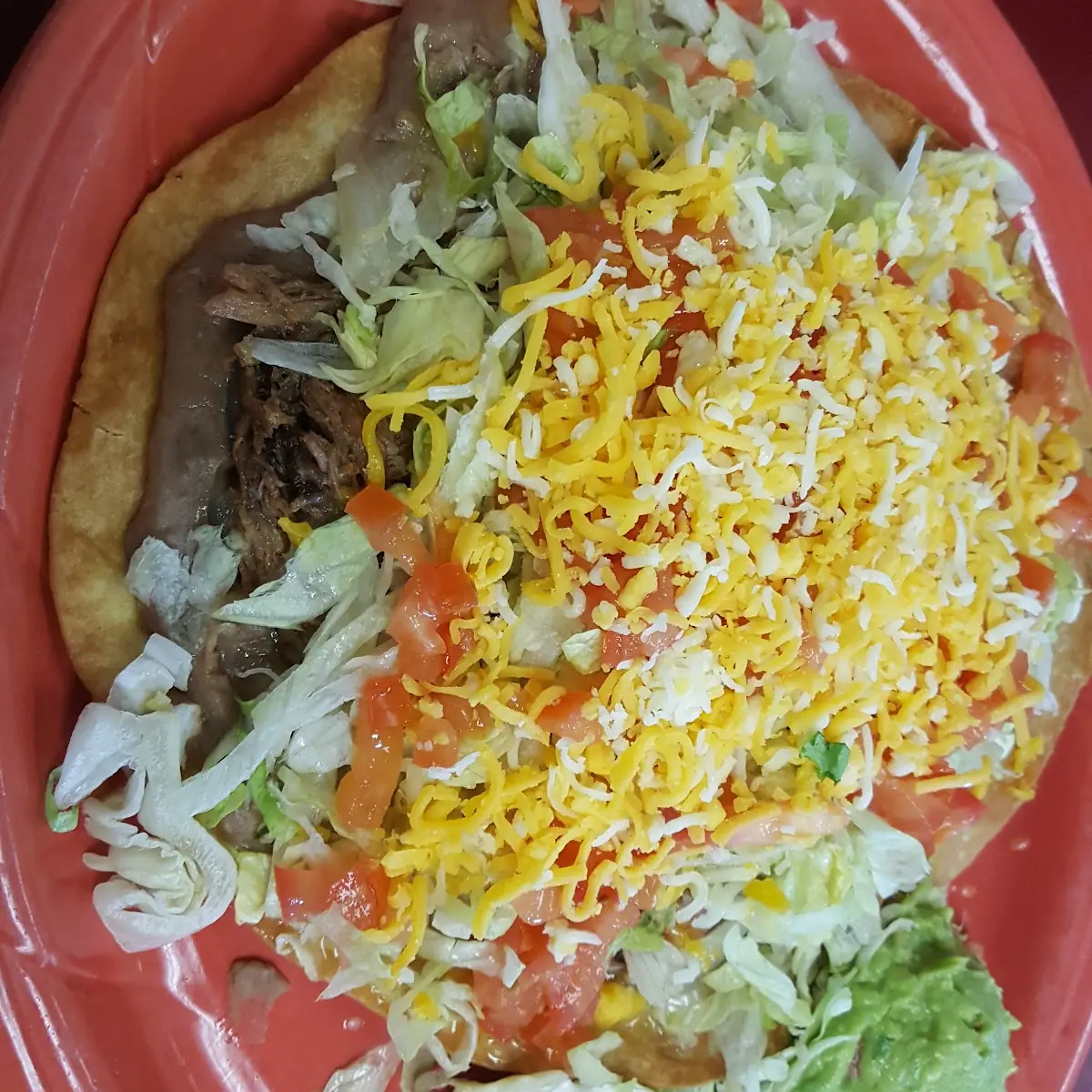 Shredded Beef Taco Salad