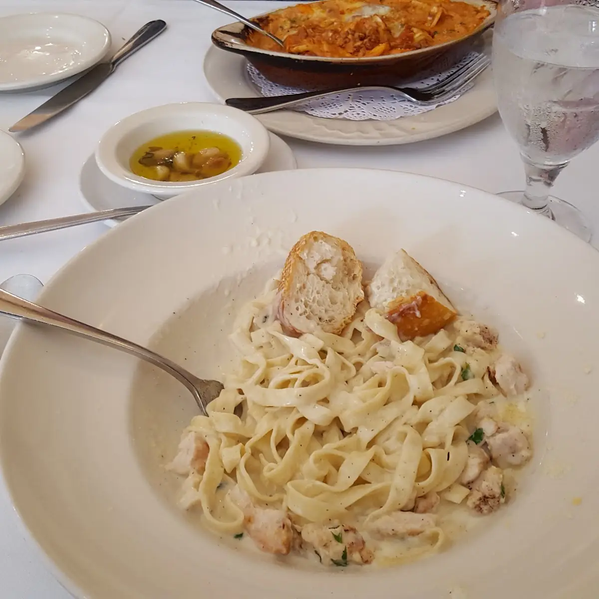 Fettuccine Alfredo with Chicken