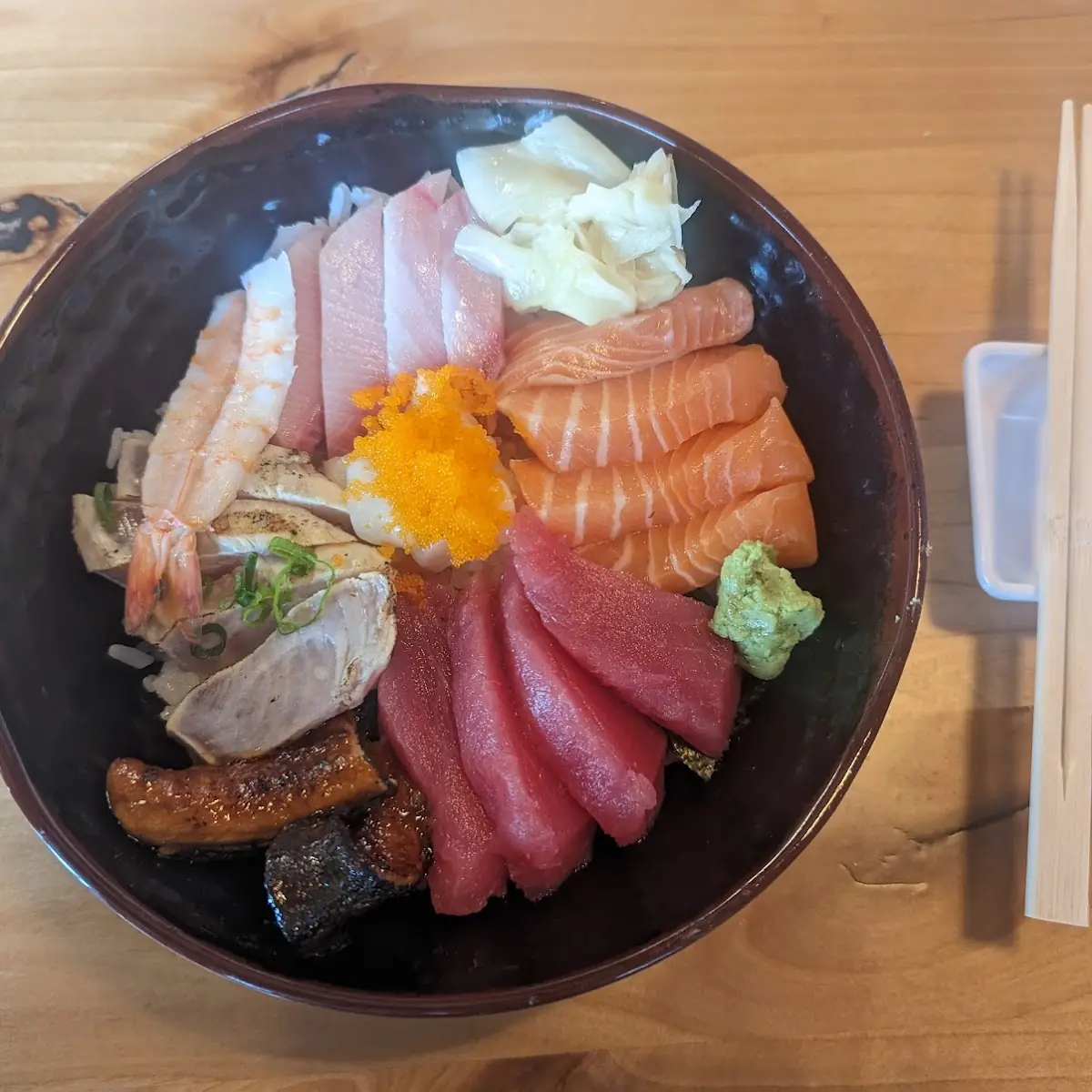 Chirashi Bowl Assorted Sashimi over Rice