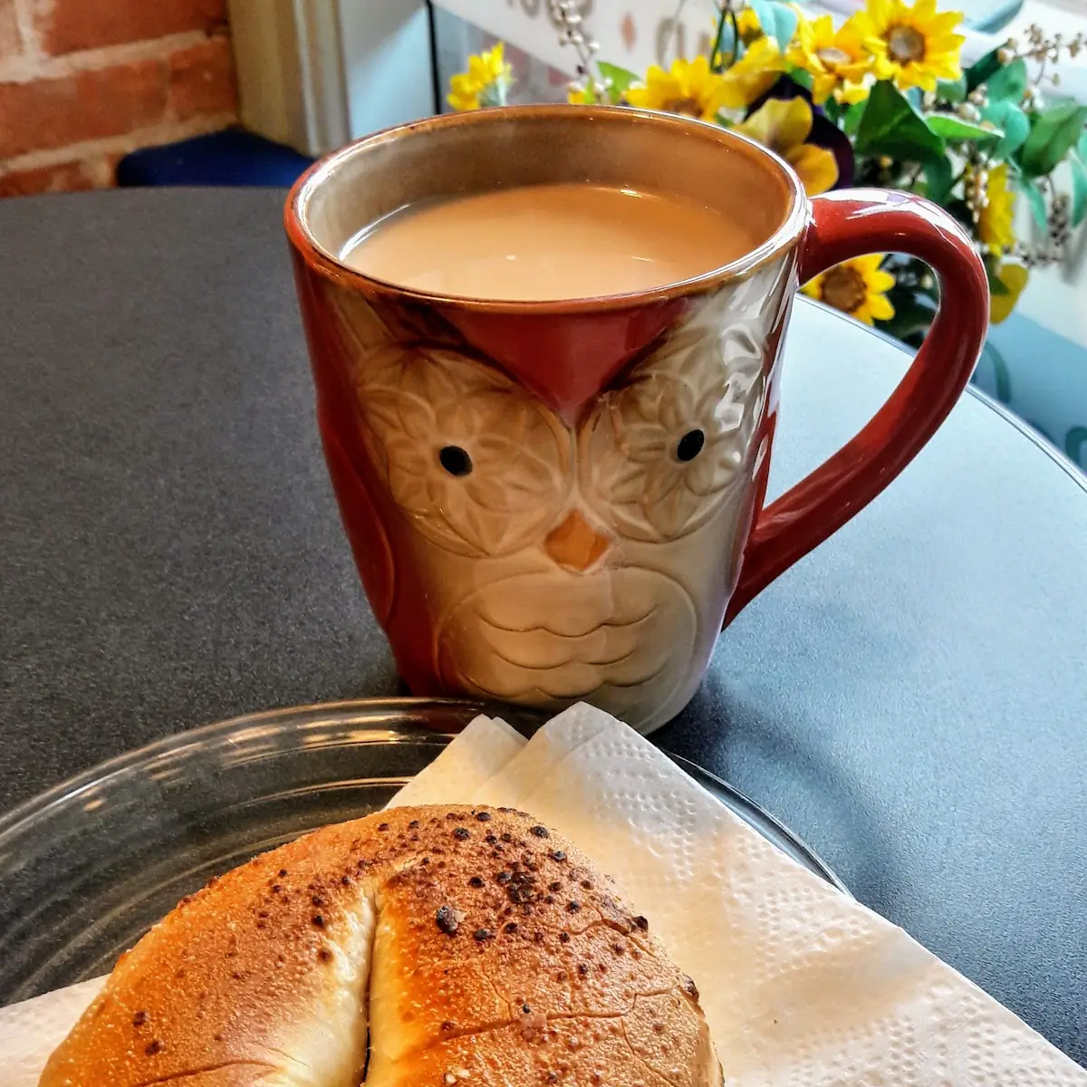 Coffee and Bagel
