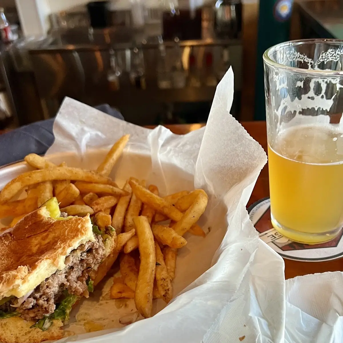 Burger and Fries
