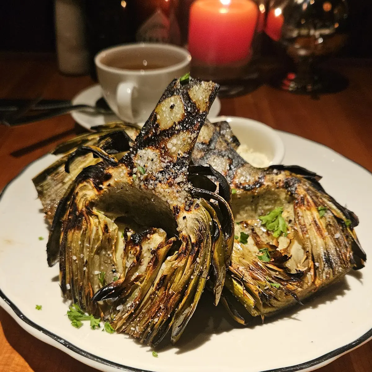 Grilled Artichoke Hearts