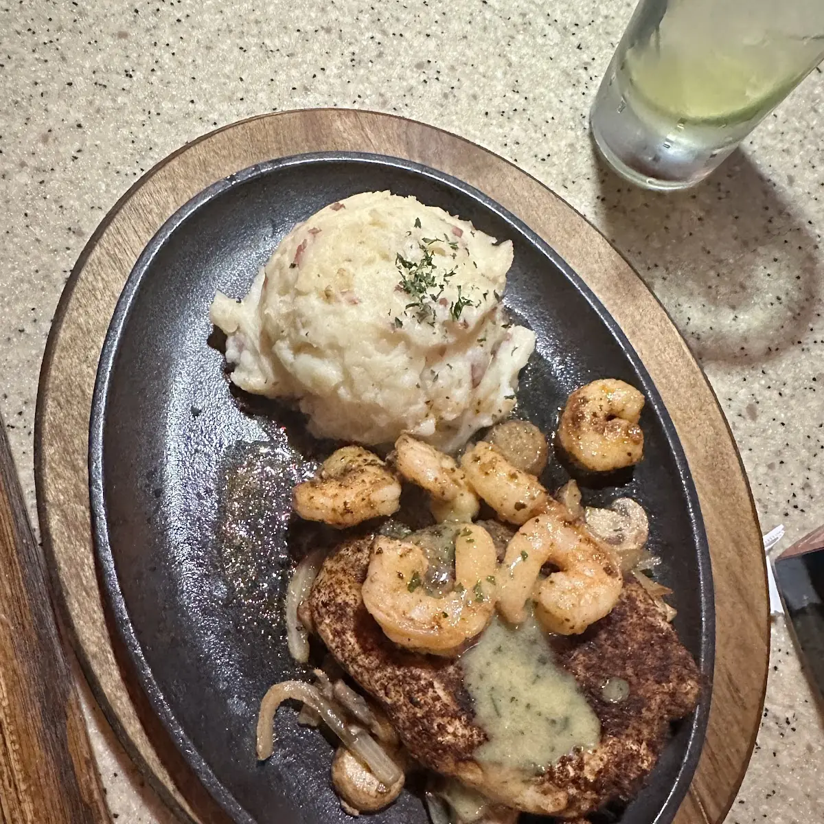 Shrimp 'N Parmesan Sirloin