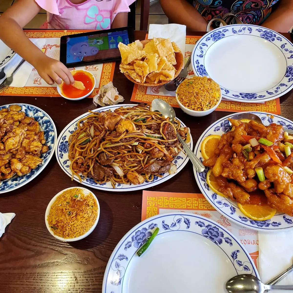 Orange Chicken & Chow Mein