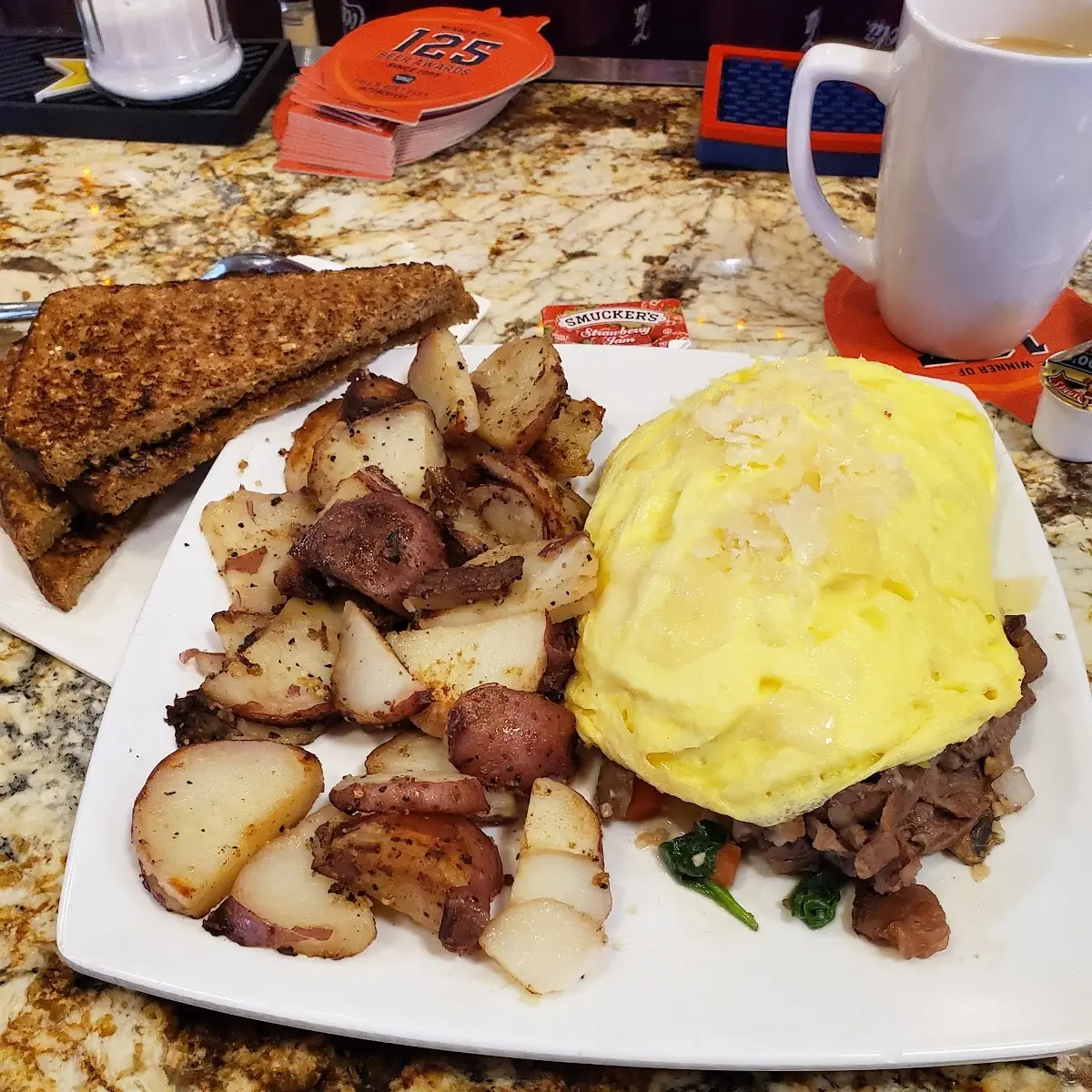 Prime Rib Omelette