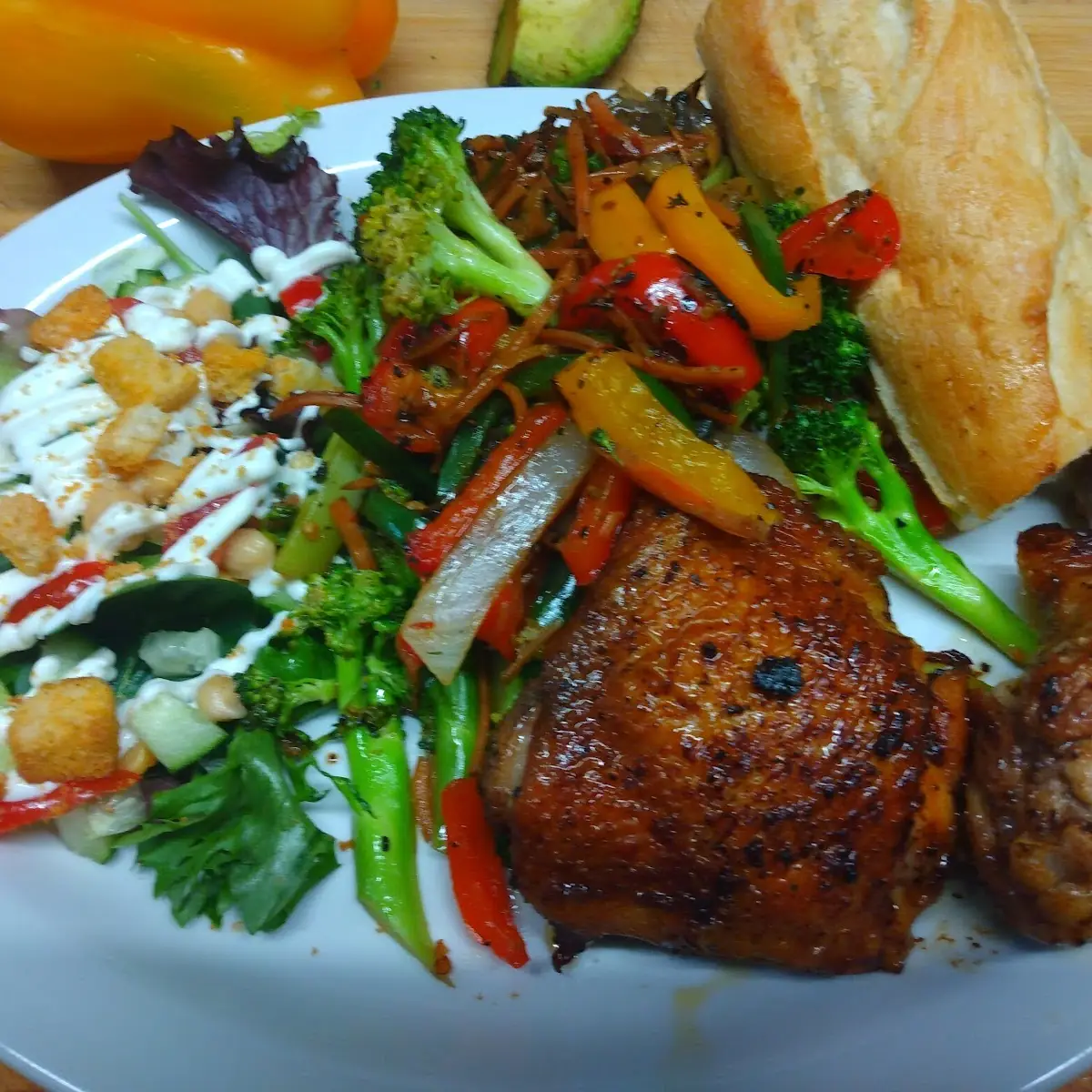 Saturdays Pan Fried Chicken Dinner