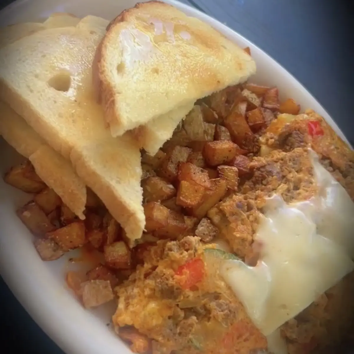 Chorizo & Veggie Omelette