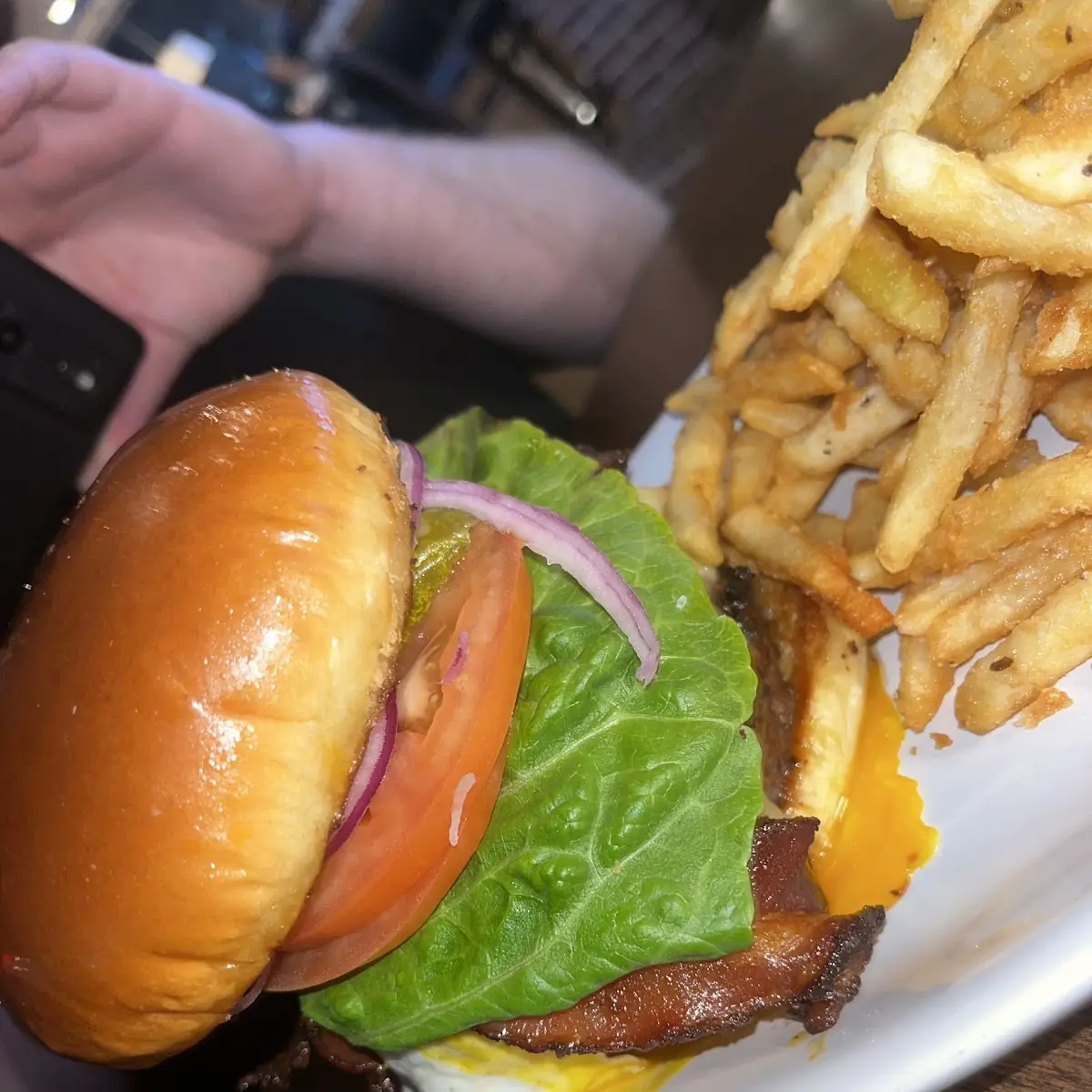 Double Bacon Cheeseburger Deluxe Combo with Fries