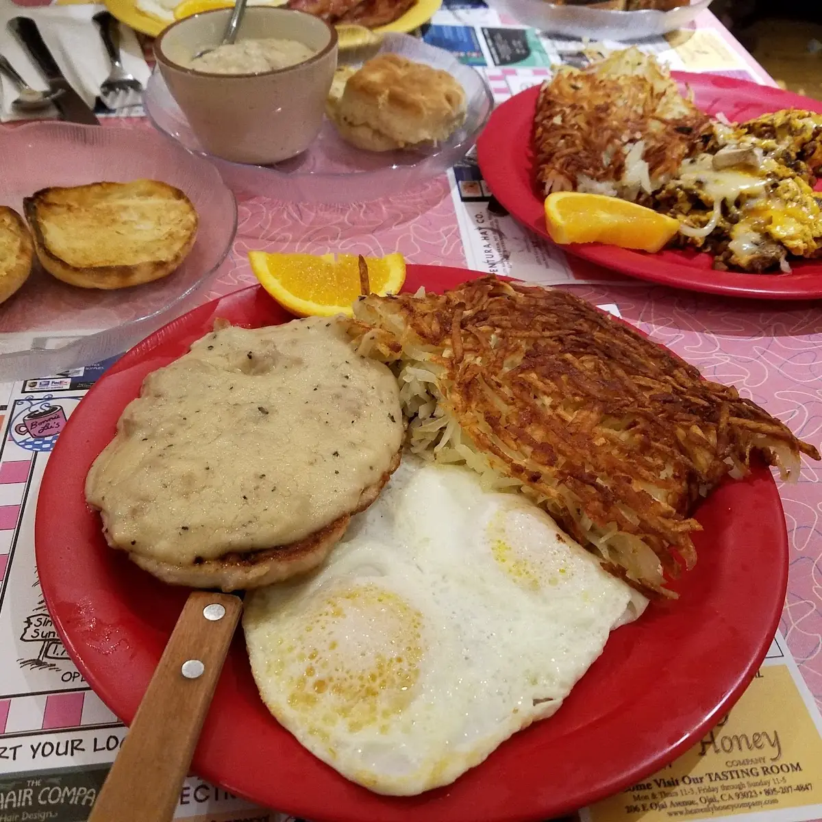Chicken Fried Pork Chops and Eggs