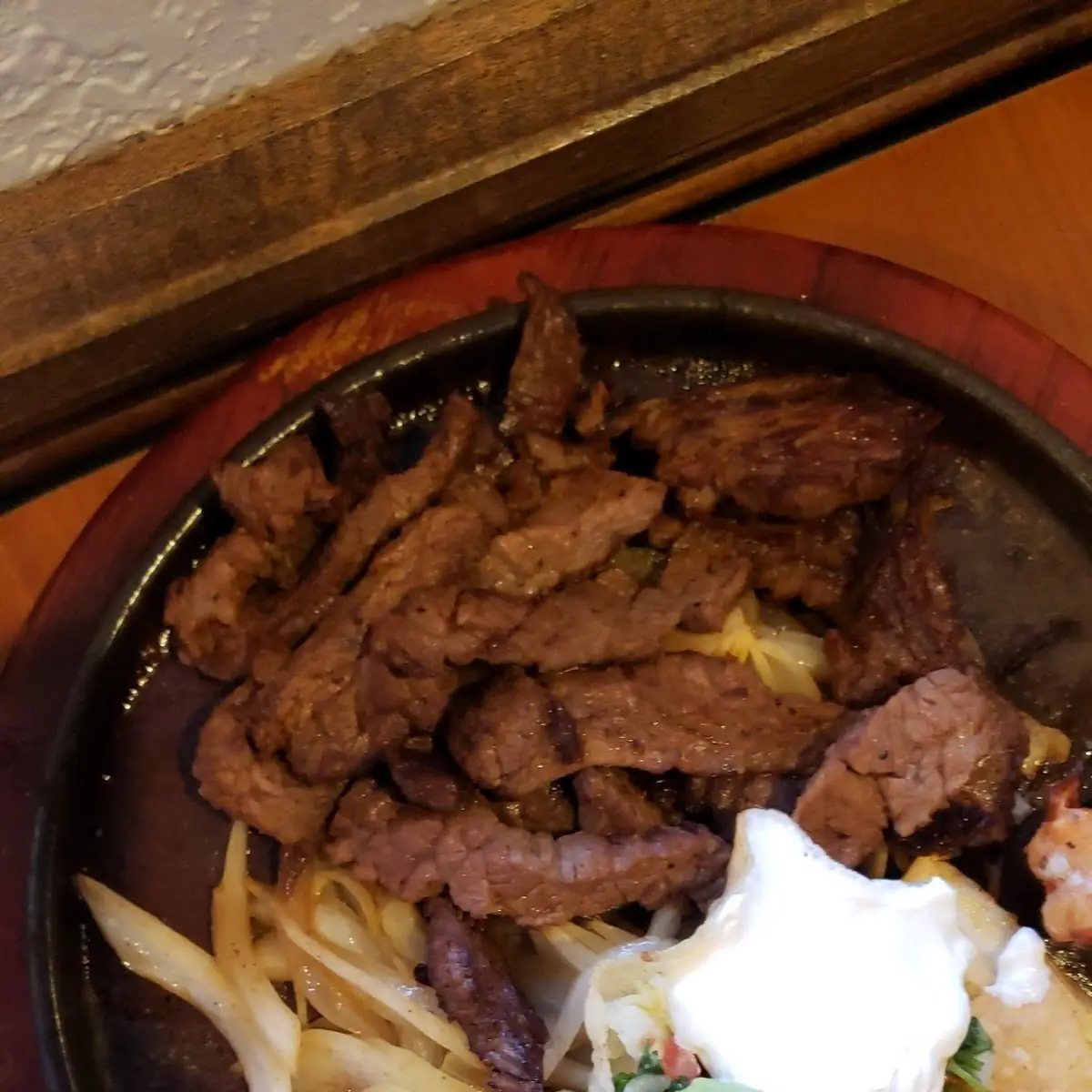 Charcoal Shrimp Fajitas with Steak